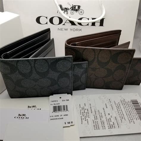 cartera coach para hombre